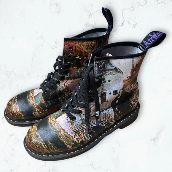 Dr. Martens Black Sabbath Limited Edition 1460 Lace-up Combat Boots - Picture 2 of 15